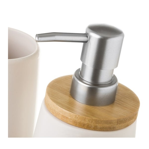 Бял комплект аксесоари за баня - Casa Selección-image-1