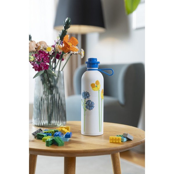 Бял/син детски термос 560 ml Meadow Flowers – LEGO®-image-1