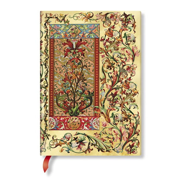Linkovaný zápisník s tvrdou vazbou Paperblanks Tuscan Sun, 9,5 x 14 cm