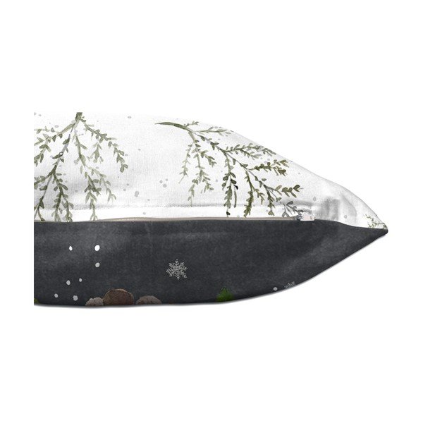 Комплект от 2 памучни декоративни калъфки за възглавници Mystical Winter - Happy Friday Basic-image-4