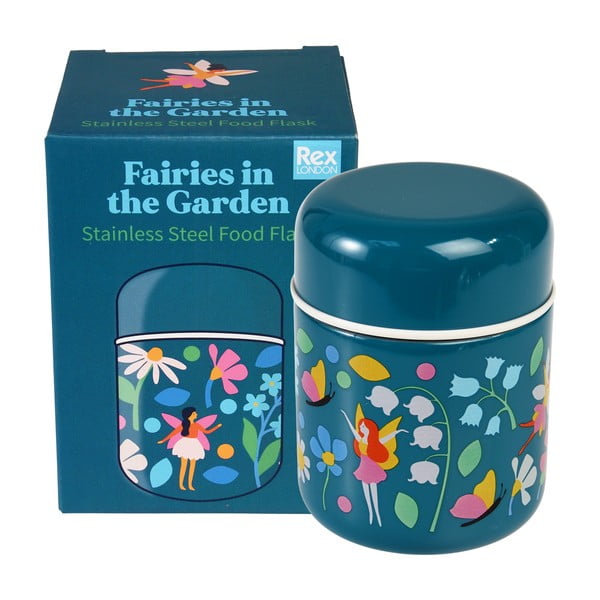 Син детски термос за храна 280 ml Fairies in the Garden – Rex London-image-3