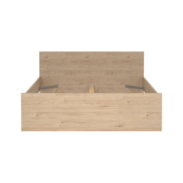 Двойно легло от декор от дъб в естествен цвят 160x200 cm Naia – Tvilum-image-3