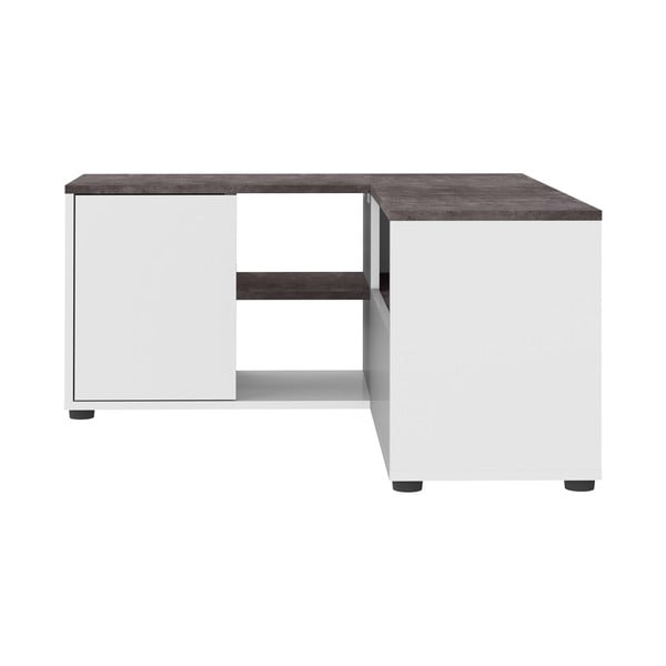 Сиво-бяла маса за телевизор от бетон 90x45 cm Angle - TemaHome-image-3