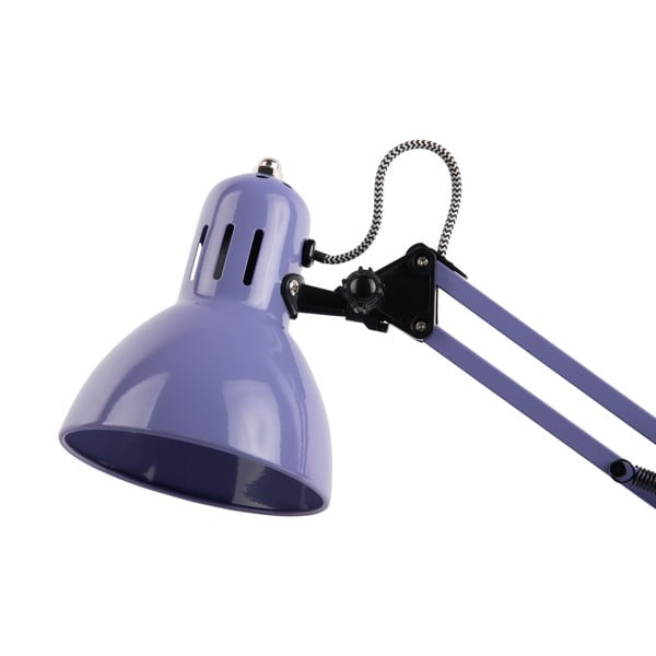 Лилава настолна лампа с метален абажур (височина 52 cm) Funky Hobby – Leitmotiv-image-3