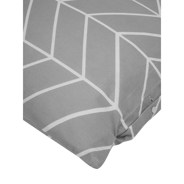 Сиво фланелено спално бельо за двойно легло , 200 x 200 cm Yule - Westwing Collection-image-1