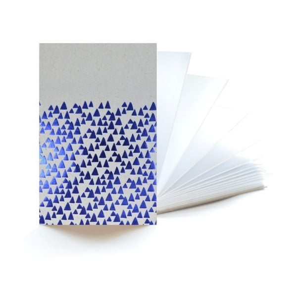 Zápisník s modrými detaily Mon Petit Art Accordeon, 60 stran