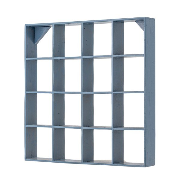 Син на няколко нива стенен рафт от рециклирано дърво 70 cm Bekka – Bloomingville-image-2