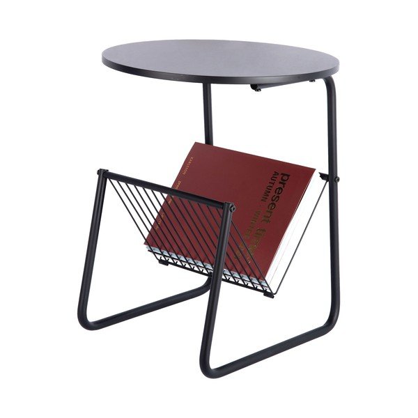 Метална кръгла странична масичка ø 40 cm Riqueza Revista – Leitmotiv-image-2