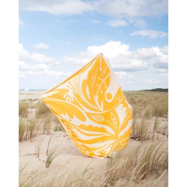 Жълто одеяло 165x200 cm Lino – noo.ma-image-1