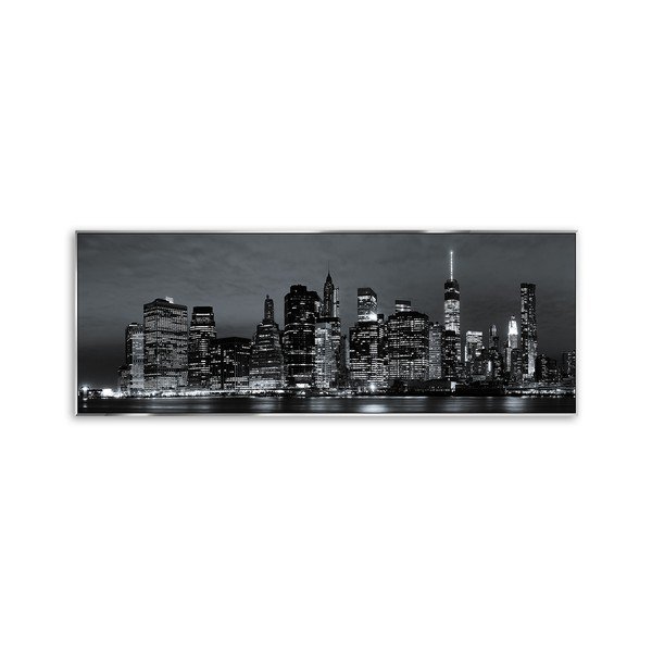 Живопис върху платно Silver City, 152 x 62 cm - Styler