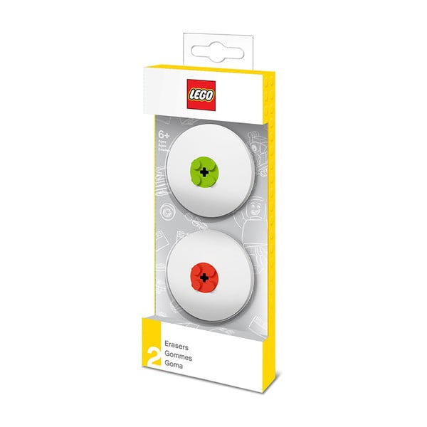 Комплект от 2 гумички Червено & Лайм - LEGO®