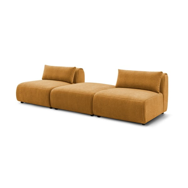 Диван в цвят горчица 283 cm Jeanne - Bobochic Paris-image-3