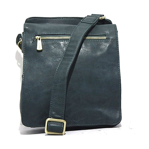 Чанта за рамо - синя, 22x24 cm - Bobby Black