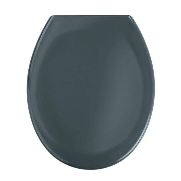 Тъмно сива тоалетна седалка с лесно затваряне Premium , 45,2 x 37,6 cm Ottana - Wenko