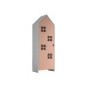 Розово-бял детски гардероб от борова дървесина 37x172 cm Casami Bruges - Vipack