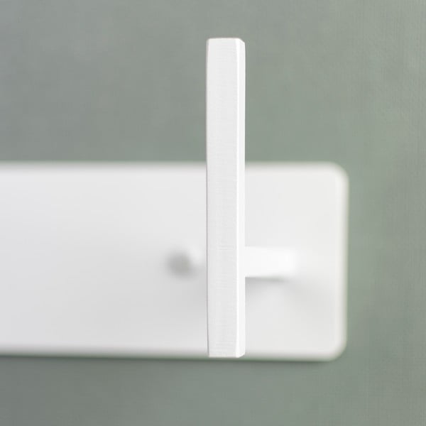 Бяла метална стенна закачалка 44 cm Chapman – Spinder Design-image-4