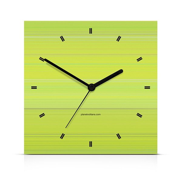 Hodiny Lines Green-image-2