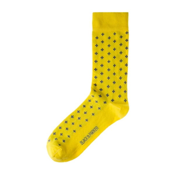 Жълти чорапи Black & Parker London Longstock Park, размер 37-43 - Black&Parker London