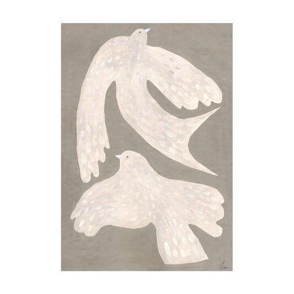 Постер 30x40 cm Two Birds – Clara Schicketanz – The Poster Club