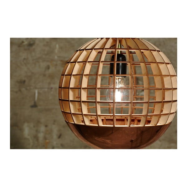 Závěsné světlo Massow Design Globe Copper-image-4