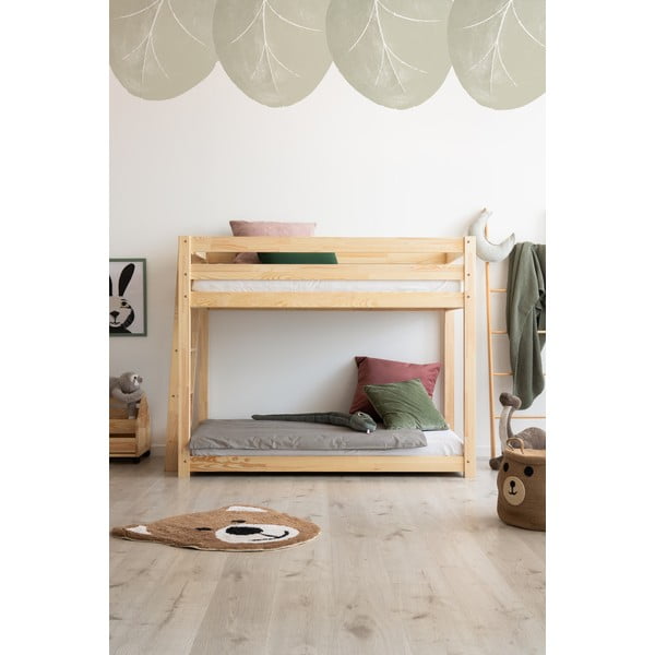 Двуетажно легло от борова дървесина 90x190 cm CLPB - Adeko-image-2