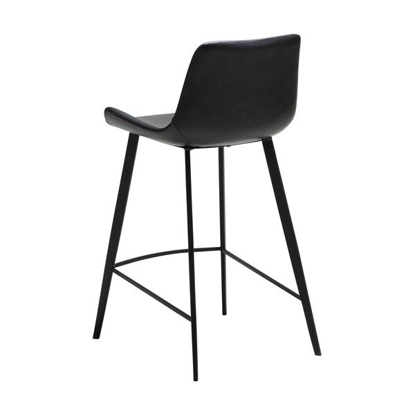 Черен бар стол (височина на седалката 65 cm) Hype – DAN-FORM Denmark-image-3