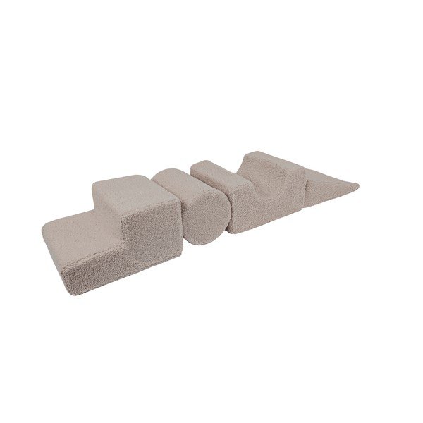 Сива текстилна катерушка от пяна 45x170x30 cm Montessori – Meowbaby