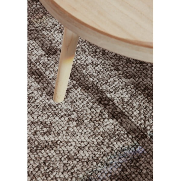 Сив килим подходящ за пране 80x150 cm Rocco Taupe – Elle Decoration-image-3