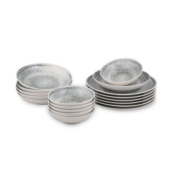 Комплект за хранене от порцелан 18 бр. Midnight Sky - Güral Porselen-image-2