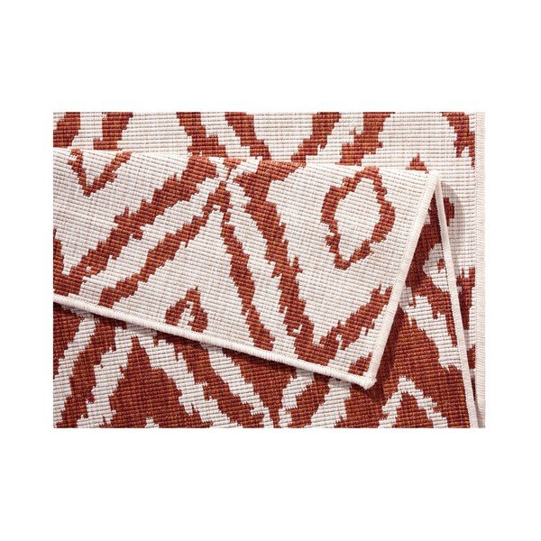 Червено-бял килим на открито , 80 x 150 cm Rio - NORTHRUGS-image-3