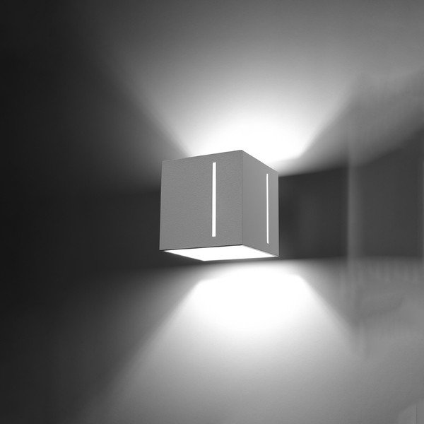 Бяла стенна лампа Pax – Sollux-image-2