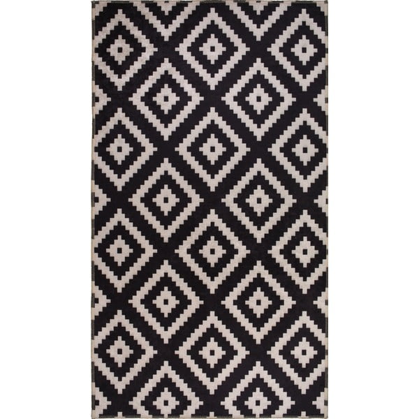 Черен килим за миене 230x160 cm - Vitaus