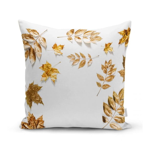 Калъфка за възглавница "Златни листа", 42 x 42 cm - Minimalist Cushion Covers