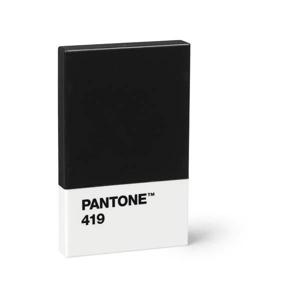 Черен калъф за визитни картички - Pantone