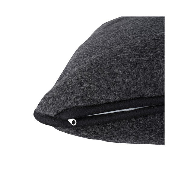 Черна възглавница от мериносова вълна , 40 x 70 cm - Native Natural-image-1