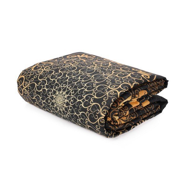 Set prošívaného přehozu a 2 povlaků na polštáře Eponj Home Şehri-Ala Gold, 200 x 220 cm-image-3