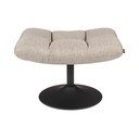 Светлосива табуретка за крака Bar - Dutchbone