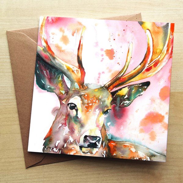 Přáníčko Wraptious Red Stag