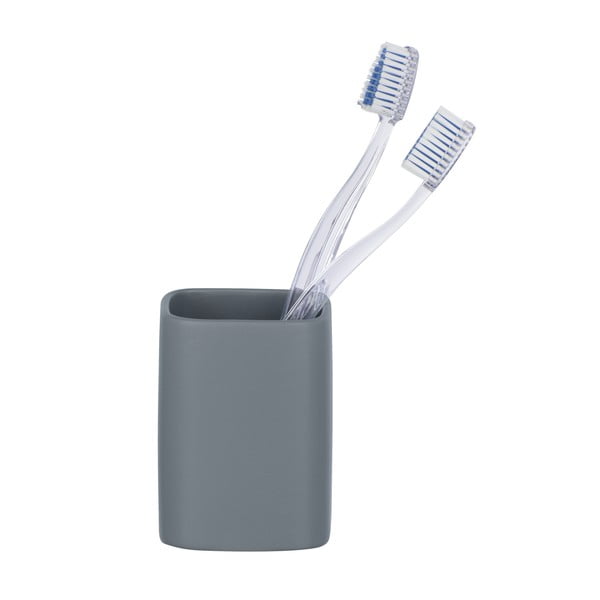 Синя керамична чаша за четки за зъби Hexa - Wenko-image-2