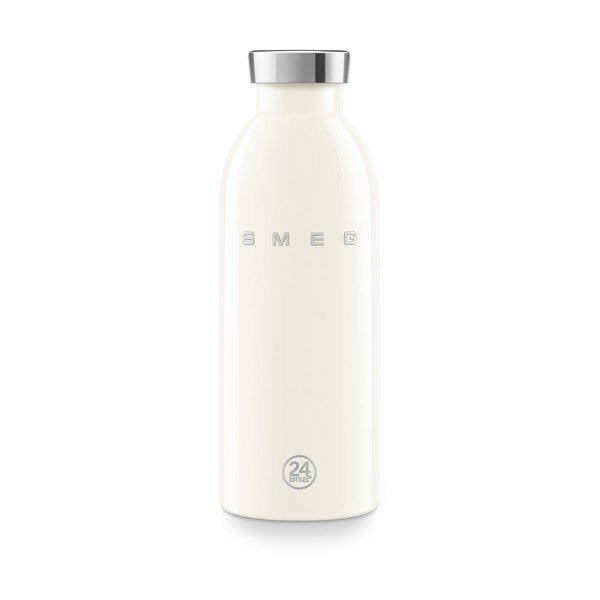 Кремава термо бутилка от неръждаема стомана 500 ml 24BOTTLES – SMEG
