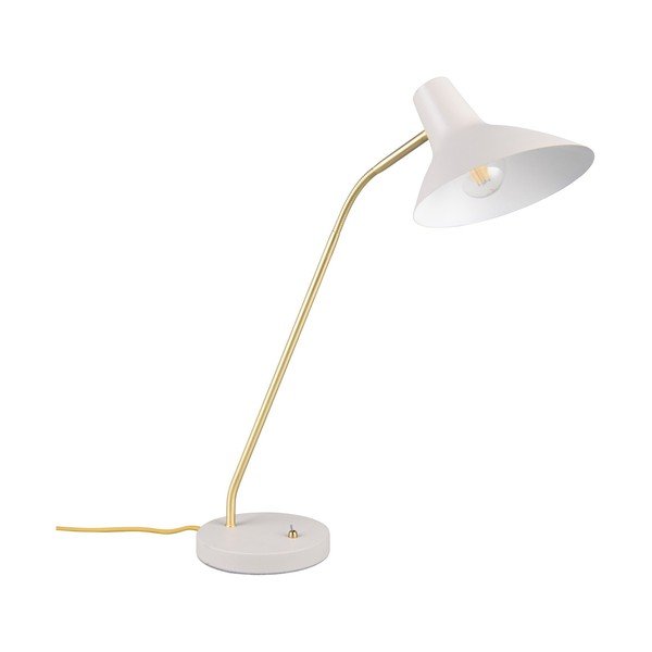 Настолна лампа с огъваща се структура  в златист цвят/в цвят слонова кост (височина 54 cm) Traveller – Trio