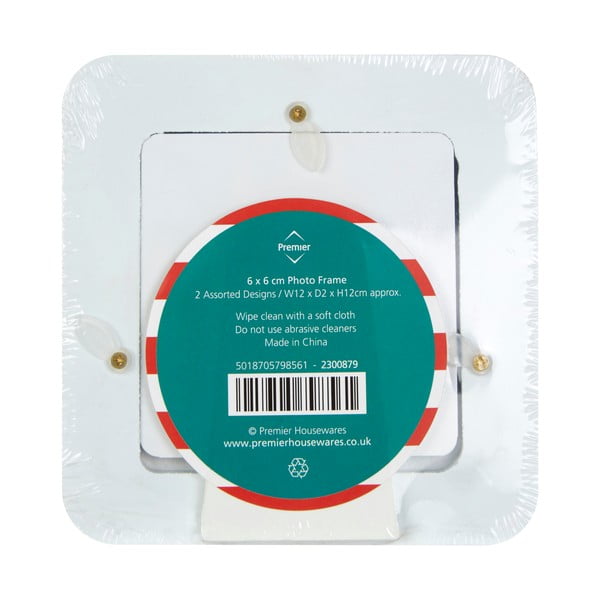 Червено-тюркоазени дървени рамки в комплект от 2 бр. 12x12 cm Pirate - Premier Housewares-image-2