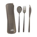 Черен прибори за хранене 3 бр. от неръждаема стомана Mimo – Premier Housewares