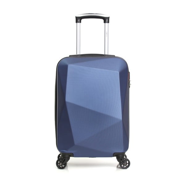 Modrý cestovní kufr na kolečkách Hero Diamond