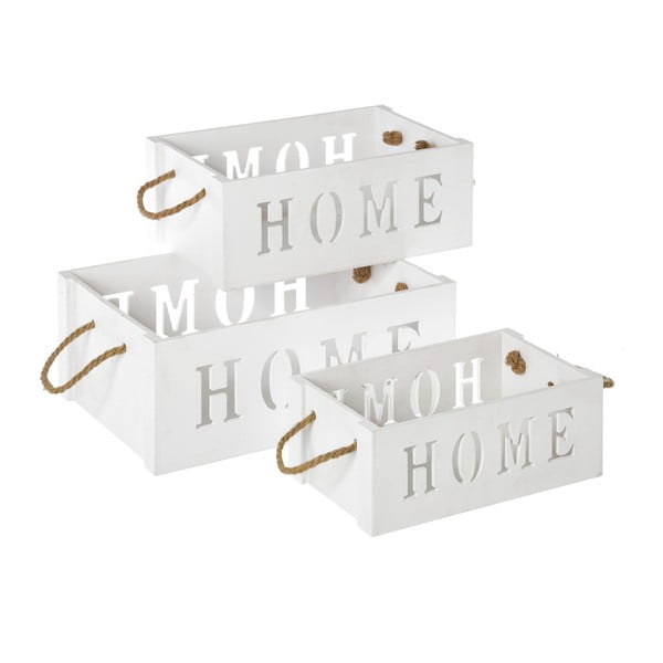 Sada 3 úložných boxů Unimasa Home