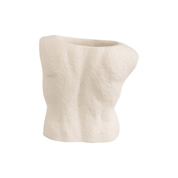Бяла ваза Мъж, височина 20,5 cm - PT LIVING-image-3