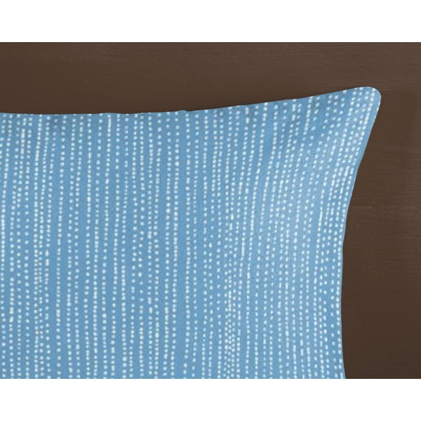 Синьо  единично  фланелено спално бельо 140x200 cm Lumi – HIP-image-3