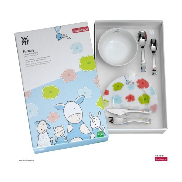 Детски комплект за хранене от 6 части Cromargan® Farmily - WMF-image-1