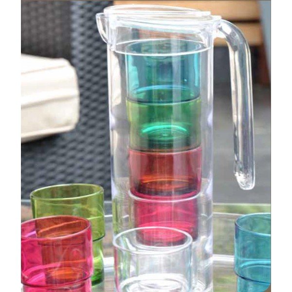 Sada džbánu a 4 skleniček-image-1