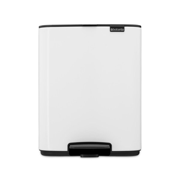 Бяло стоманено кошче за боклук с педал 12 l Bo – Brabantia-image-4